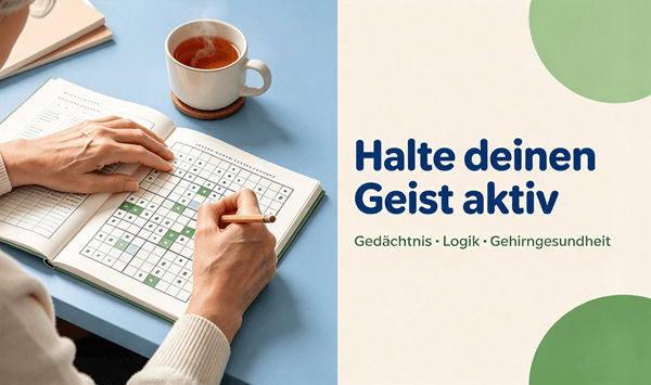 Demenz- & Gehirngesundheits-Quiz: 20 Fragen zu Gedächtnis, Logik & Denken